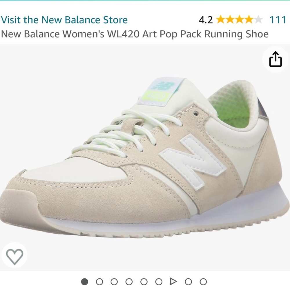 New Balance Women's WL420 Art Pop Pack Running Shoe size 8